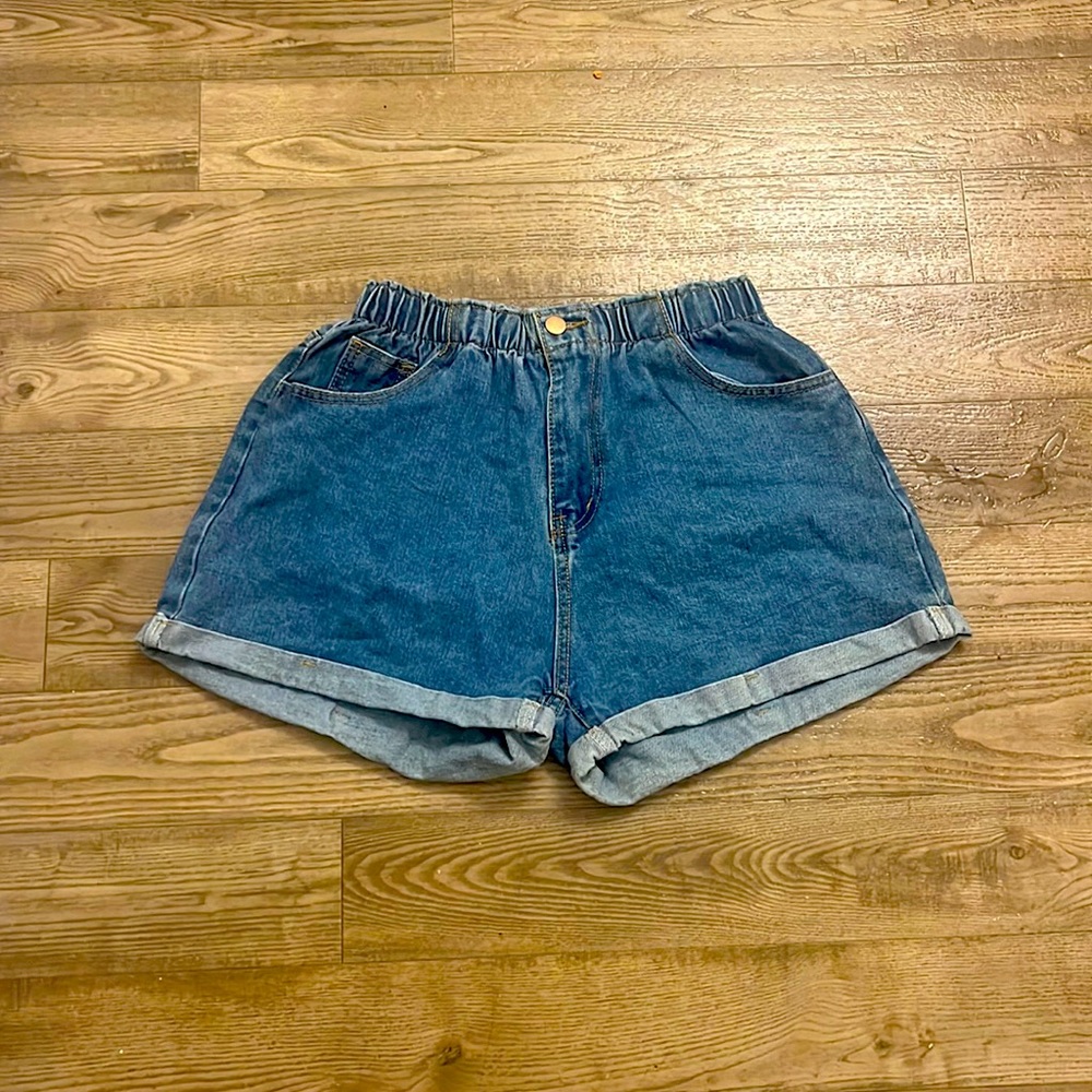 Shein denim shorts size large